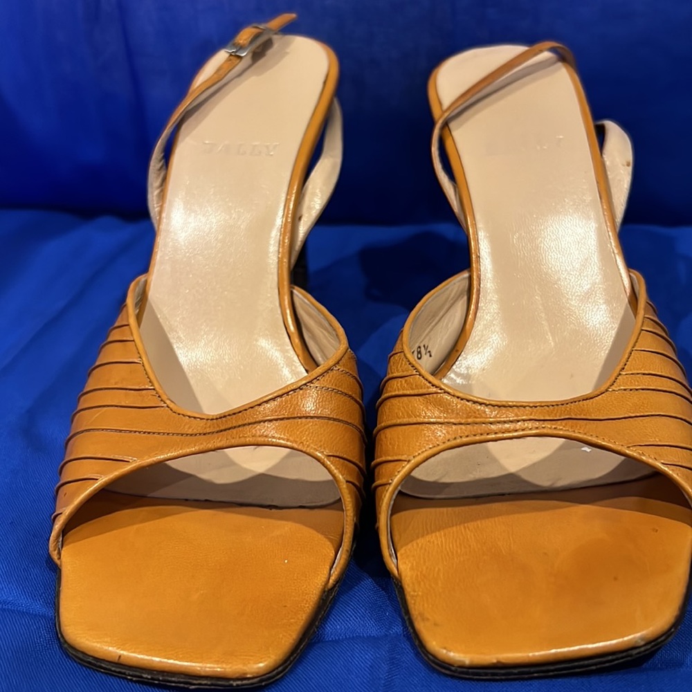 Bally Sling Back Sandals.